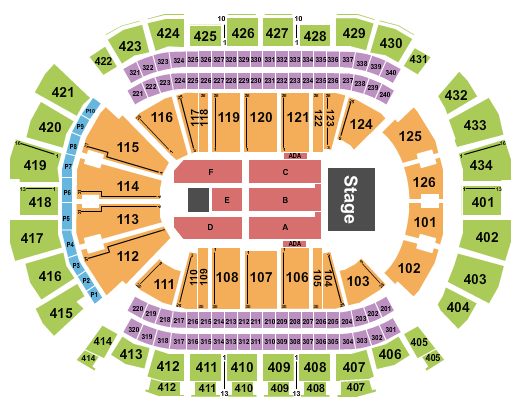 Toyota Center Journey Seating Chart